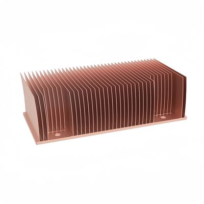 0.5mm Skived Fin حرارتی سینک پوشش داده شده برای مبادله گرما Fin لوله