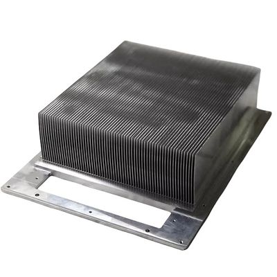 OEM Skived Fin Heat Sink مواد آلومینیومی خدمات پردازش CNC