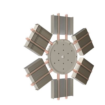 CNC Skived Fin Heat Sink Process Skiving Copper Pipe Heat Sink به صورت فرعی و به صورت فرعی