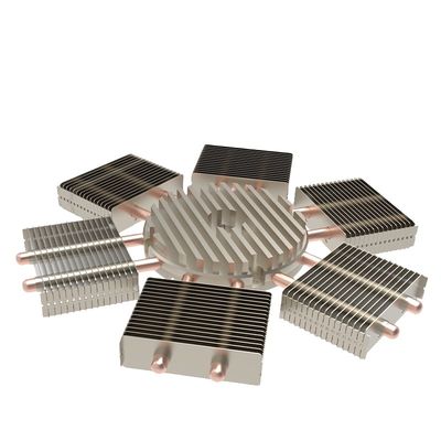 CNC Skived Fin Heat Sink Process Skiving Copper Pipe Heat Sink به صورت فرعی و به صورت فرعی