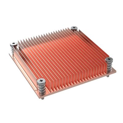 برقی Skived Fin حرارتی سینک پیچ نصب سفارشی حرارتی سینک دقت