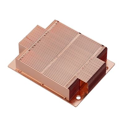 برقی Skived Fin حرارتی سینک پیچ نصب سفارشی حرارتی سینک دقت