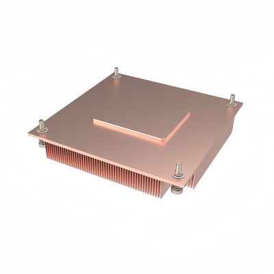 برقی Skived Fin حرارتی سینک پیچ نصب سفارشی حرارتی سینک دقت