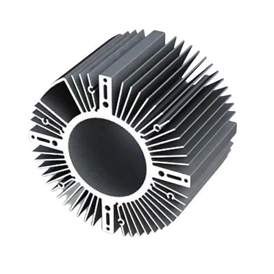 OEM/ODM آلومینیوم حرارتی سینک اکستروژن نقره آلومینیوم حرارتی سینک پروفایل