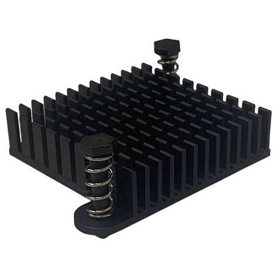 آبگرمکن های فرآوری شده CNC Pin Fin Anodized Metal Heat Sink