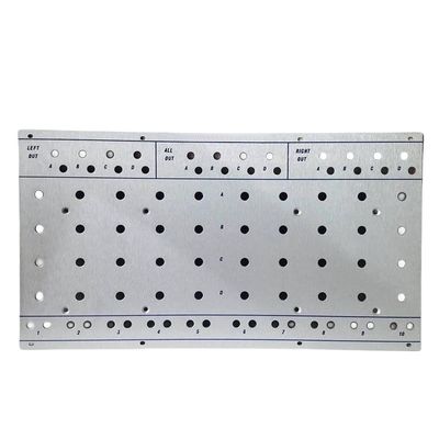 پنل جلویی آلومینیومی برش شده با مقاومت خوب در برابر گرما