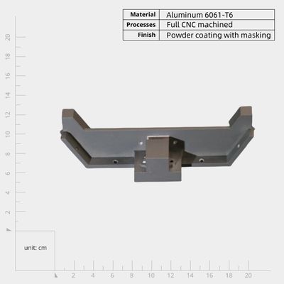 قطعات ماشین آلات CNC با پوشش پودری