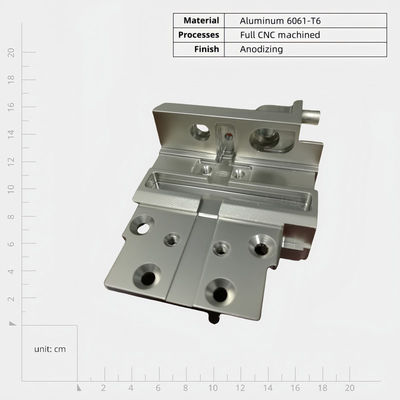 آسان مونتاژ خدمات آسیاب CNC آنودیزه شده برای قطعات فلزی دقیق آلومینیومی سفارشی