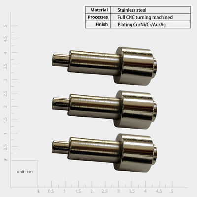 قطعات چرخش CNC دقیق فرش آلیاژ مس Cu/Ni/Cr/Au/Ag