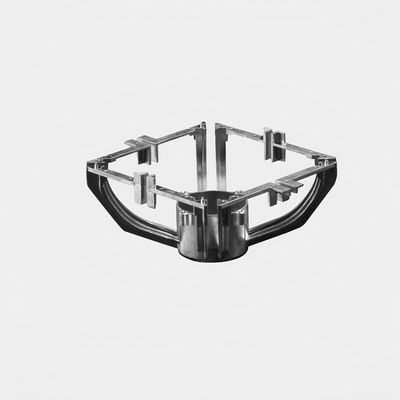 سفارشی سازی آلیاژ فشار ریخته گری مرطوب کننده براکت قالب آلومینیوم ریخته گری مرطوب کننده قطعات اتوماتیک