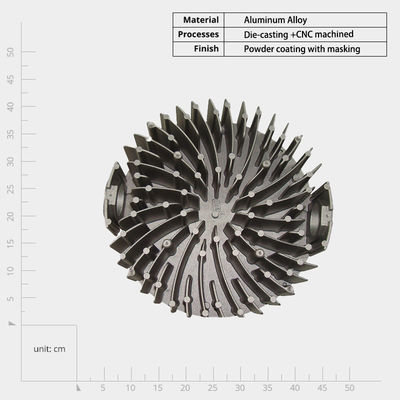 قطعات آلومینیوم آلیاژ سیاه آنودیزه شده CNC Machining