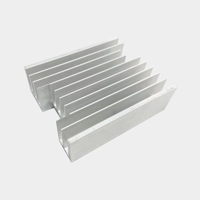 قطعات ماشینکاری CNC سفارشی شده فلز های خنک کننده آلومینیومی ماشینکاری CNC 5mm Fin Height 2mm Fin Pitch