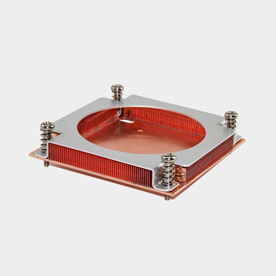 برقی سفارشی Skived Fin Heat Sink Fined Heatsink پیچ نصب برای AMD Intel GPU / CPU