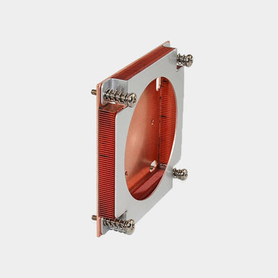 برقی سفارشی Skived Fin Heat Sink Fined Heatsink پیچ نصب برای AMD Intel GPU / CPU