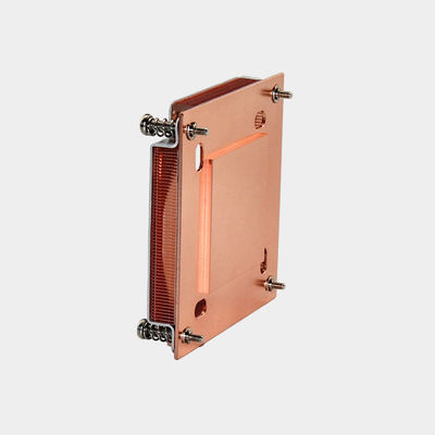برقی سفارشی Skived Fin Heat Sink Fined Heatsink پیچ نصب برای AMD Intel GPU / CPU