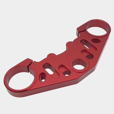 OEM CNC جعل آلومینیوم آلیاژ بالا CNC ماشین آلات موتورسیکلت بالا سه گره کلیمپ بالا فورت هولدر پانل
