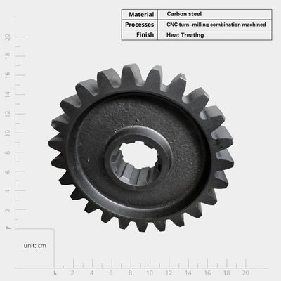 دنده های چرخ دار چرخ دار فولاد ضد زنگ سفارشی شده برای لوازم جانبی ماشین صاف ± 0.01mm