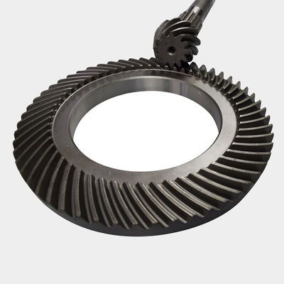 CNC سفارشی مارپیچ Bevel Gear مجموعه فولاد ضد زنگ مواد فولاد کربن برای سیستم هیدرولیک