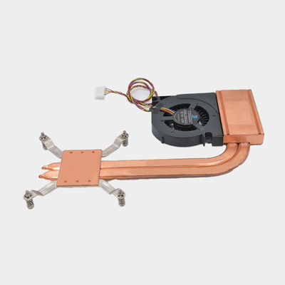 مبادله گرما مس خالص سفارشی Fin Tube Heat Sink برای برنامه های خنک کننده
