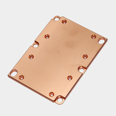 فشرده سازی برقی با تراکم بالا Skiving Fin حرارتی سینک مایع خنک کننده بلوک CNC ماشینکاری CPU خنک کننده حرارتی سینک