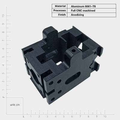 قطعات ماشینکاری CNC دقیق آلومینیوم با تحمل +/- 0.001mm