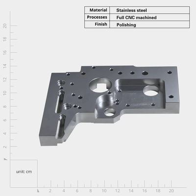 قطعات مخصوص آسیاب سطحی ماشین آلات CNC با تحمل آسیاب -0.001mm